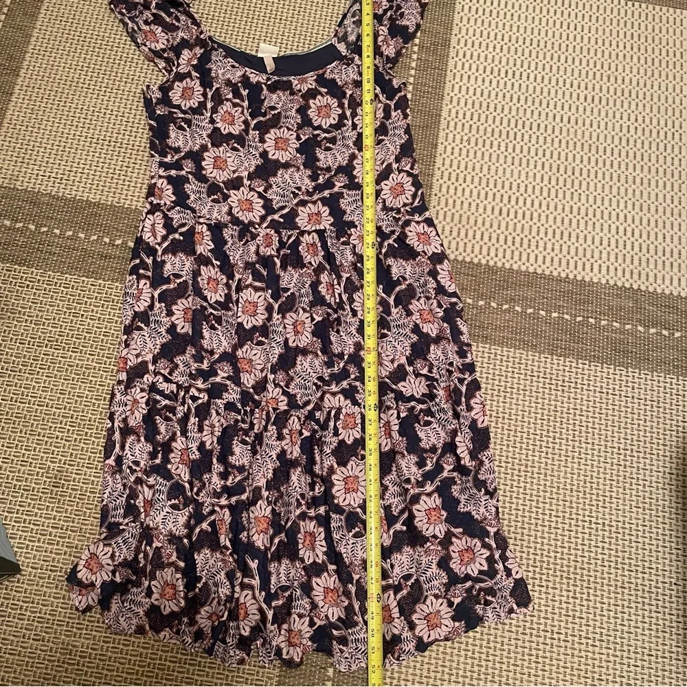 Knox Rose Maxi Floral Boho Festival Hippie Prairie Dress - Blue Pink - NWOT - Picture 12 of 16